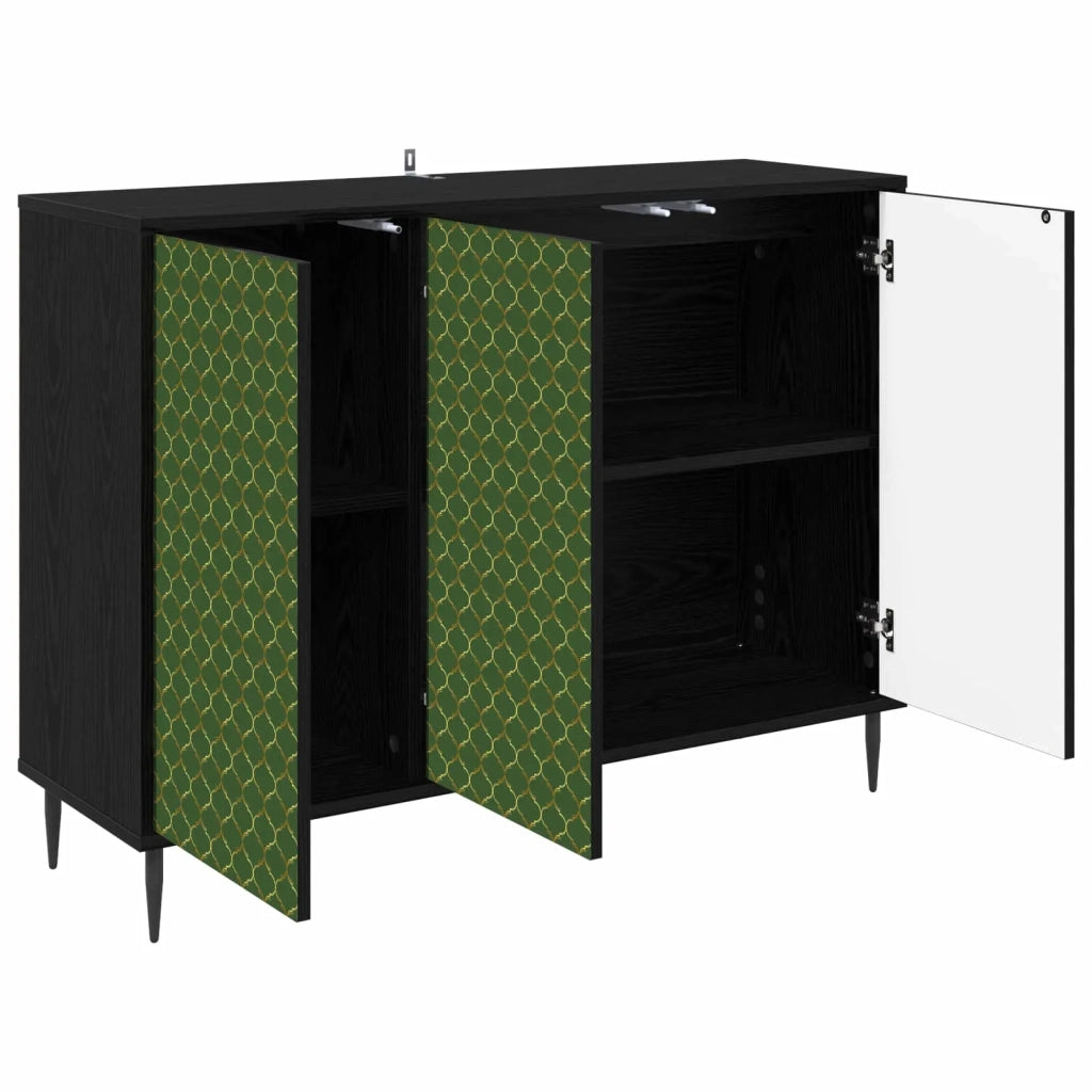 Credenza GELEEN Rovere Nero 102 x 33 x 76 cm 8006971
