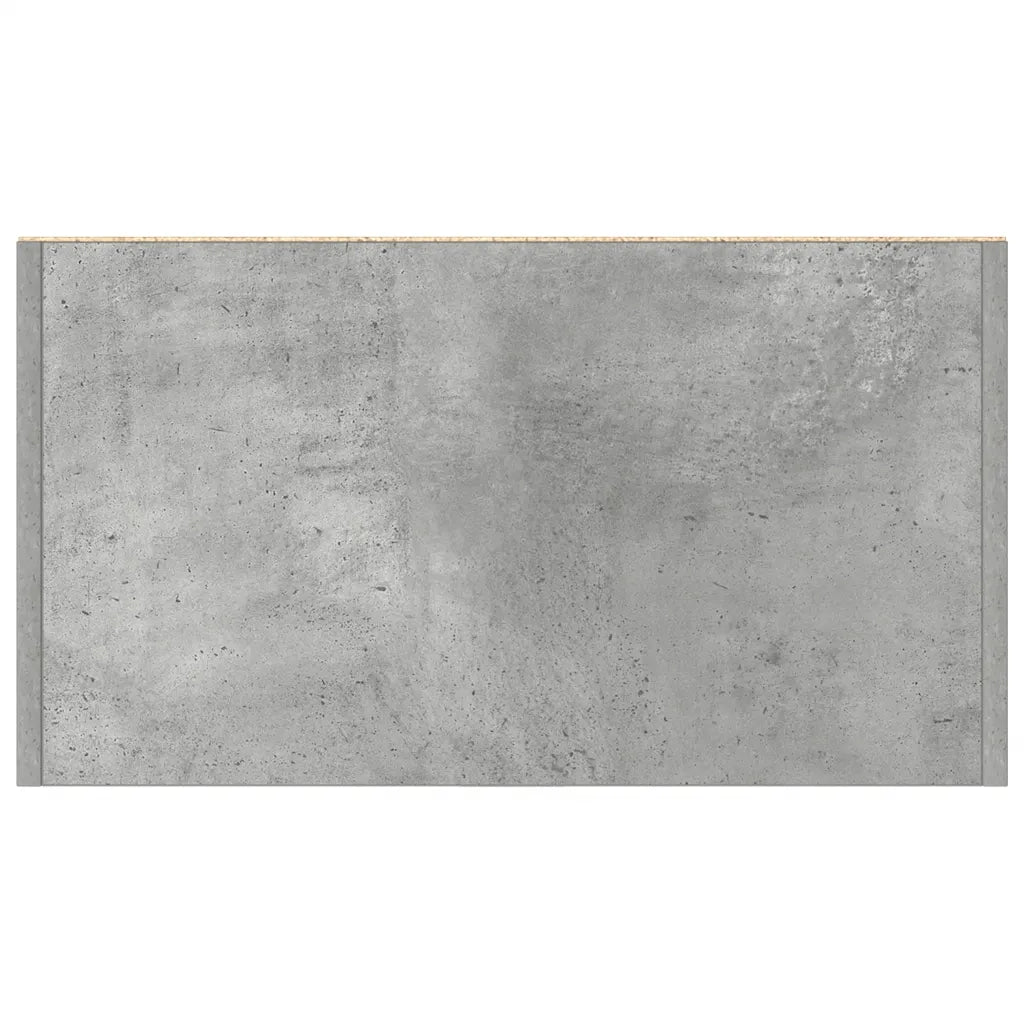 Mobile da Bagno Grigio Cemento 60x33x80 cm in Legno tecnico
