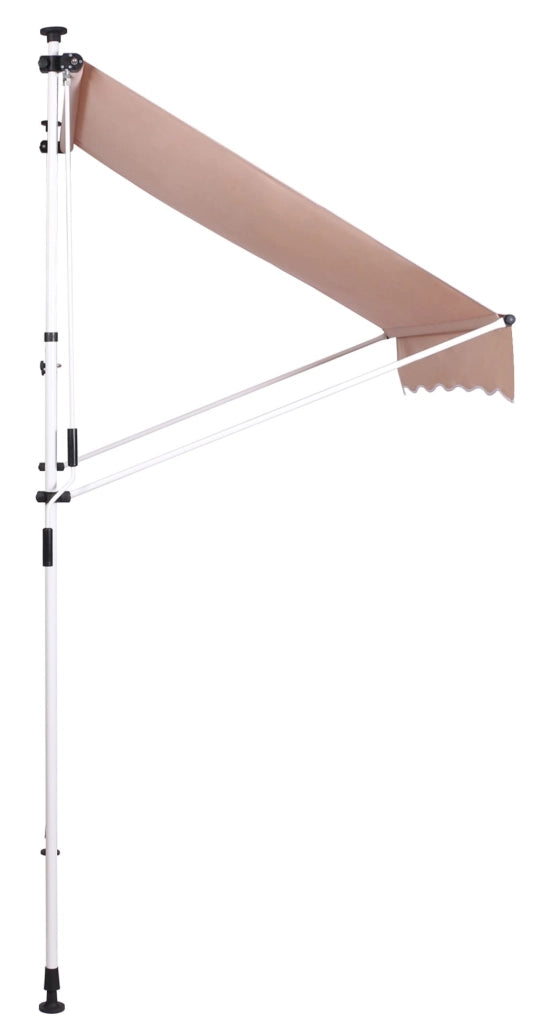 Tenda da sole Westerly con morsetto 350x120 cm,Beige