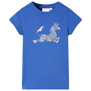 Maglietta da Bambina Blu Cobalto 116cod mxl 85214