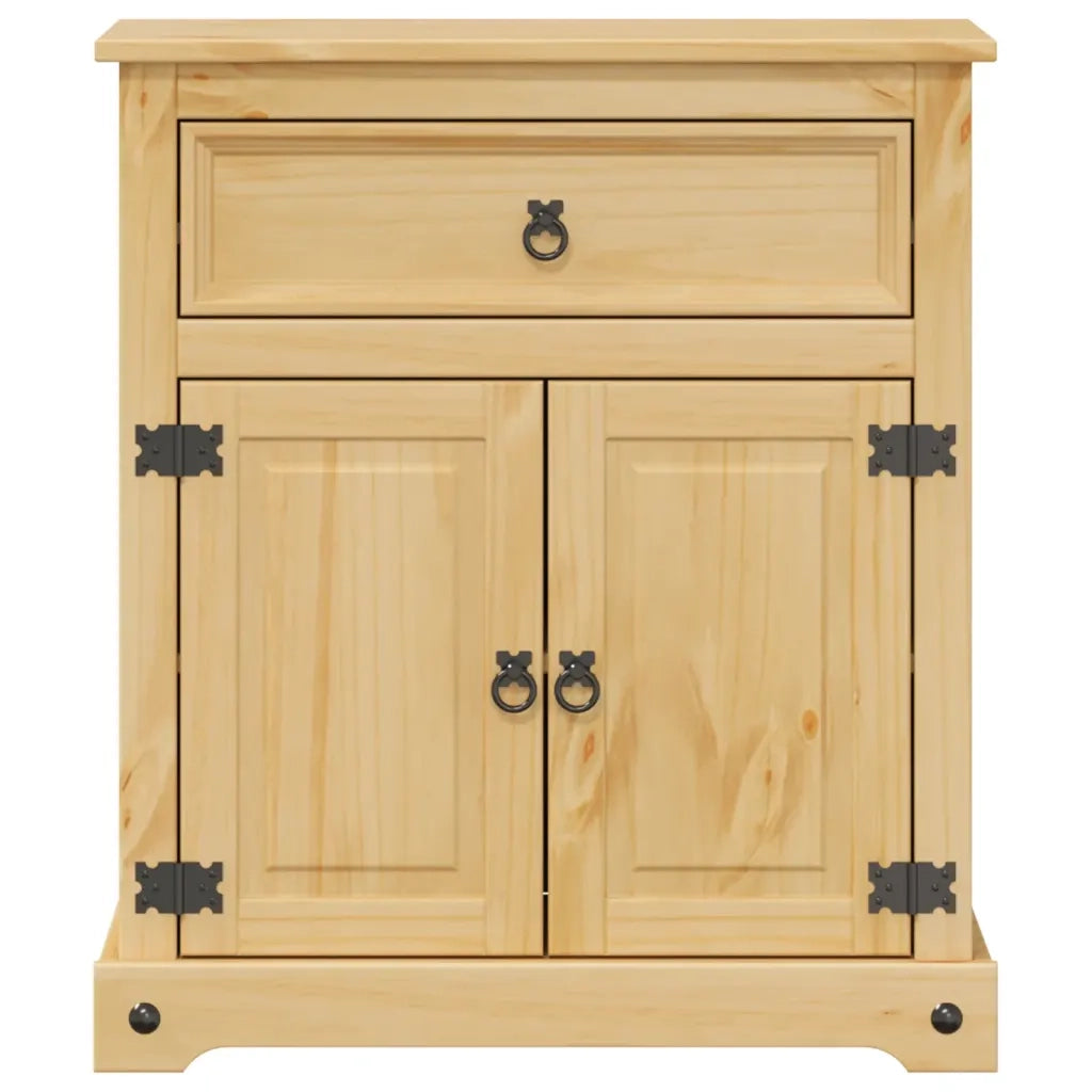 vidaXL Mobile da Bagno Corona 70x33x80 cm in Legno Massello di Pino