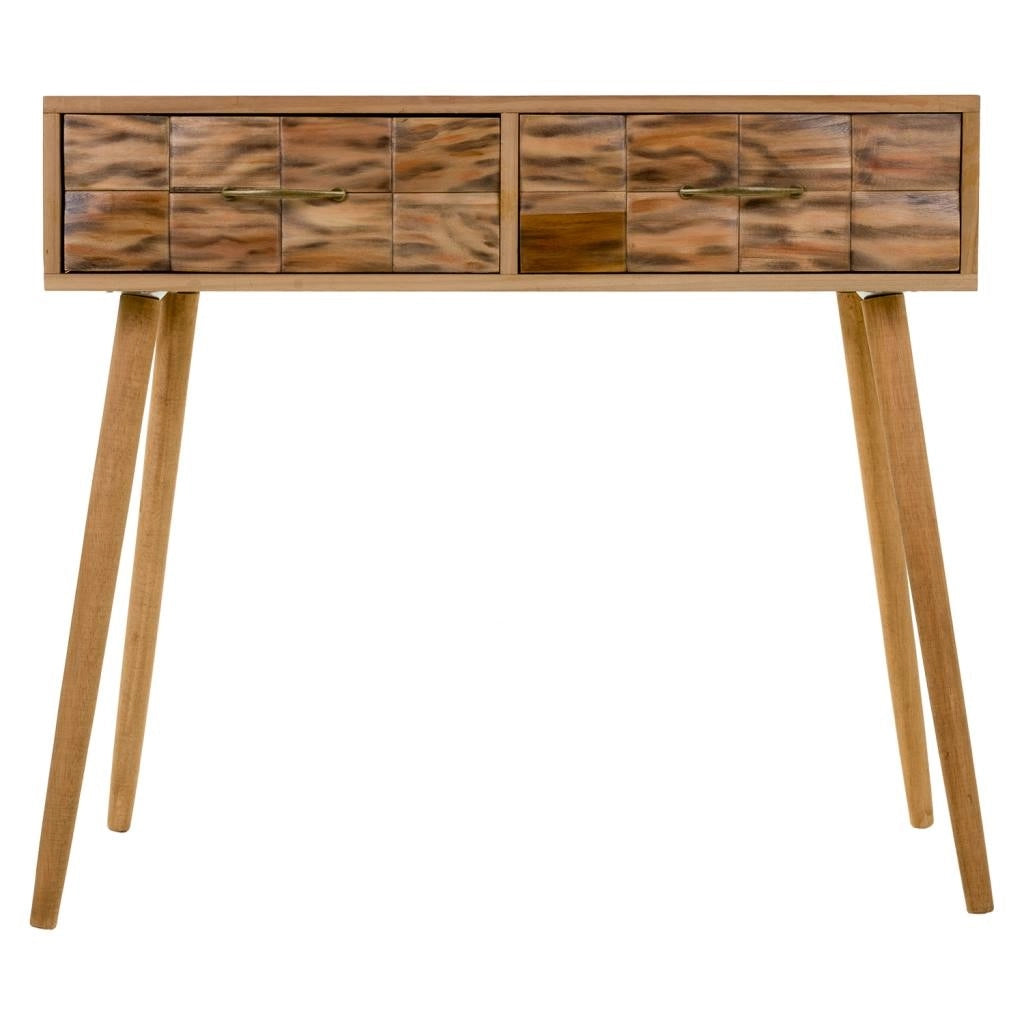 Mobile da ingresso in legno marrone 87x43x79h