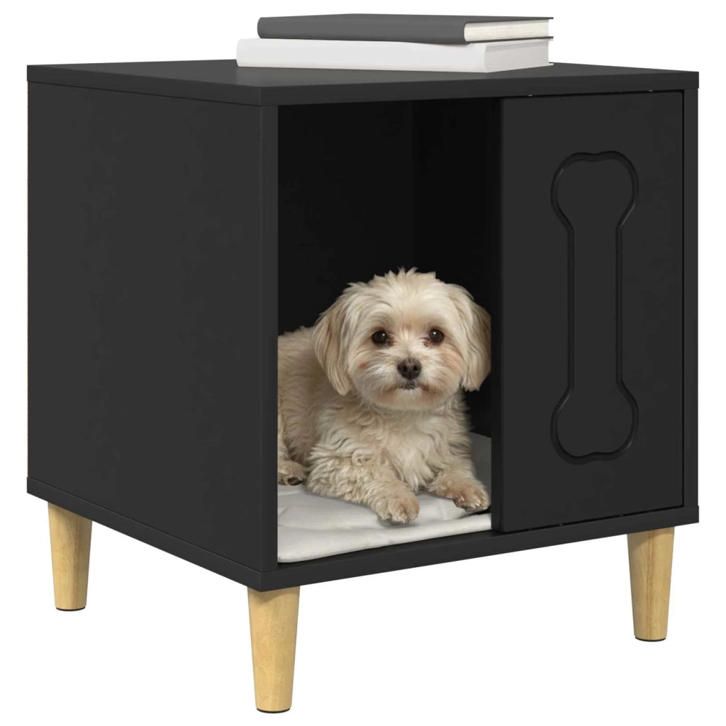 Cuccia per cani Nero 44 x 42 x 49 cm Legno multistrato CFW4357977