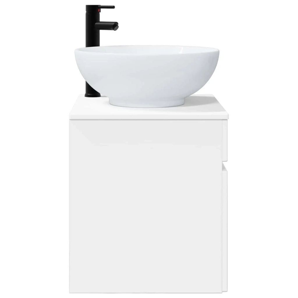 Mobile lavabo da parete Bianco Lucido 49 x 44,5 x 66,5 cm 890606