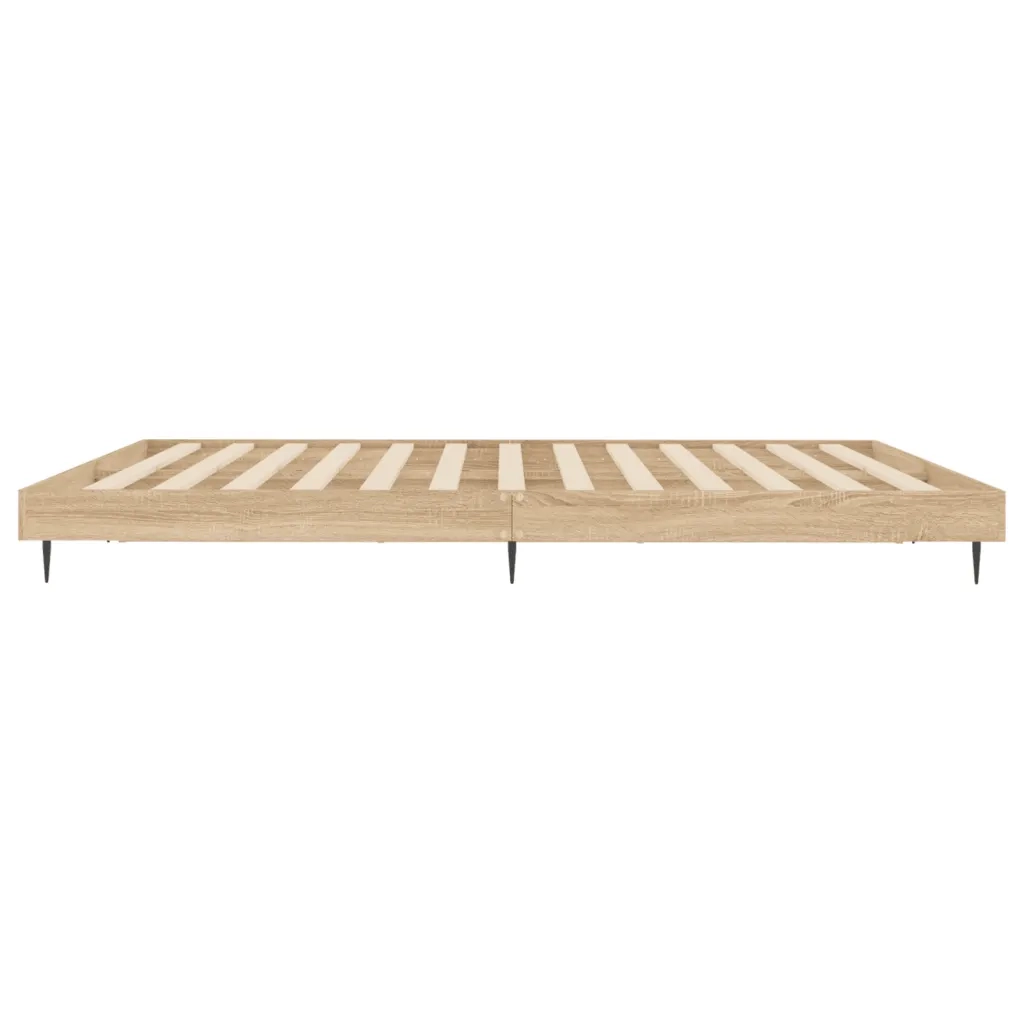 Giroletto senza Materasso Rovere Sonoma 140x200cm in Truciolato 832248