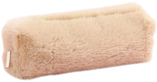 Etui con Grande Capacità - Borsa di Piuma per Porta Makeup - Contenitore per Pennarelli e Matite - Progettato con Cerniera - Portatile e Compattabile - Penna e Matita