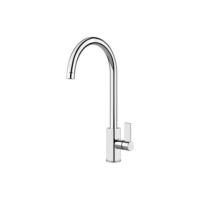 Foster 8441 000 Delta Miscelatore Cucina Monocomando con Canna Girevole 360° in Ottone Cromato colore Cromo