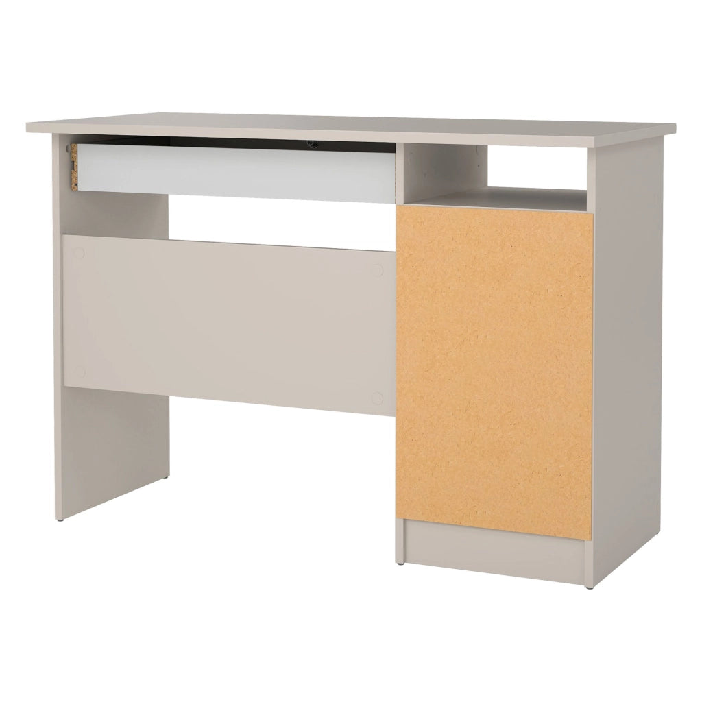 Franklin, Scrivania un Ripiano, 109x49x76h cm Beige Cashmere