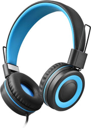 Cuffia per bambini con cavo - Cuffia per bambini - Cuffia per computer con cavo - Regolazione del volume sicura - Scuola - Tablet - Laptop - Viaggi - Ascolto della musica
