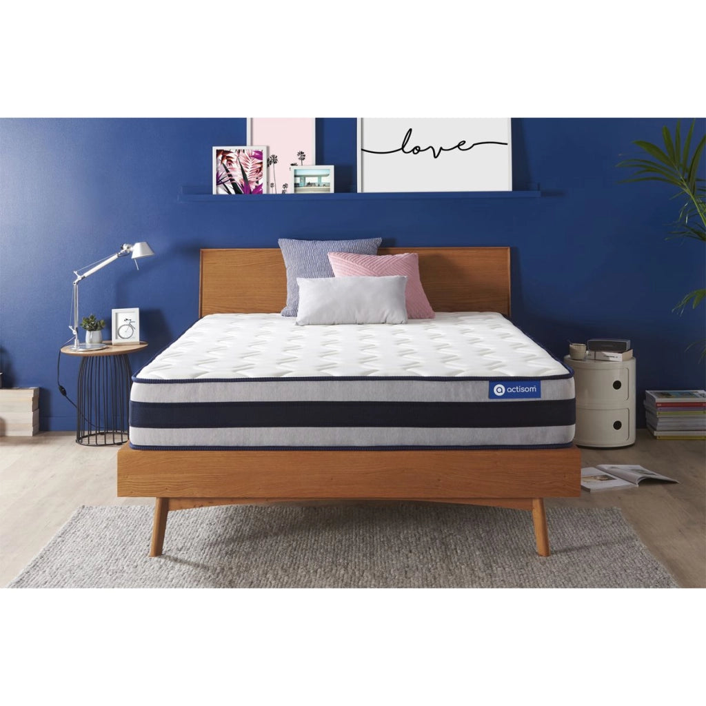 Materasso Actiflex ergo 133x183cm - Spessore : 24cm - Molle insacchettate e memory foam - Rigido