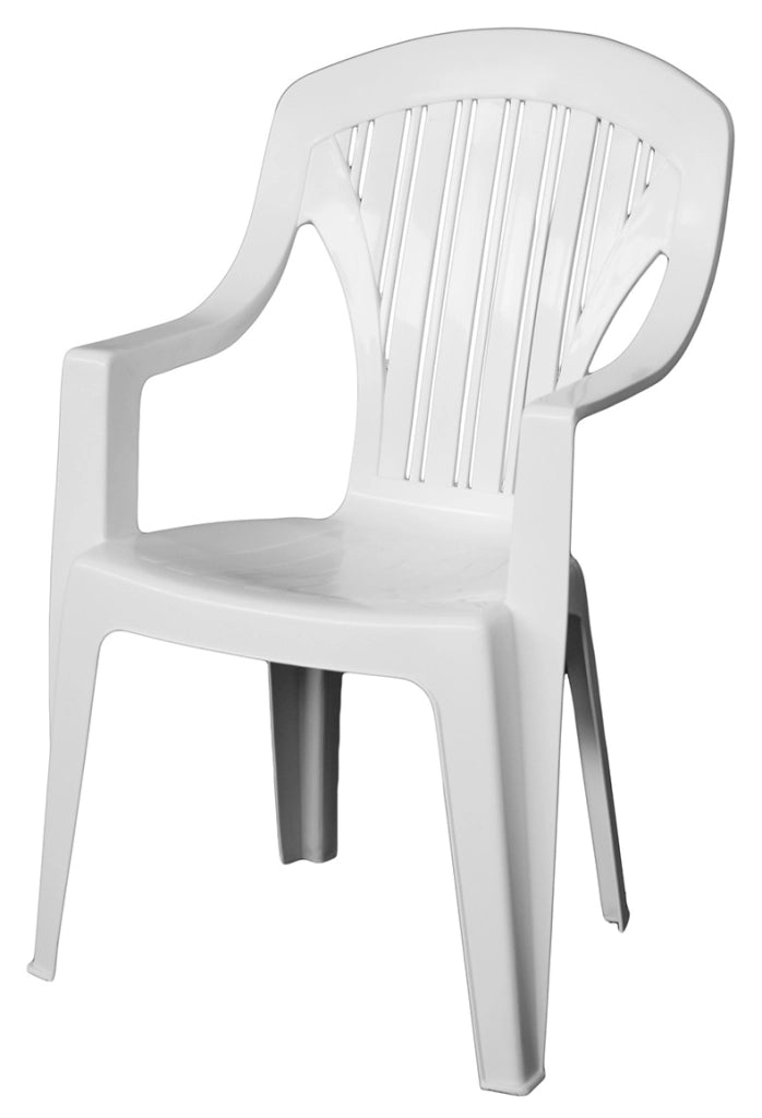 SEDIA TROPEA cm. 56x58x90 h col. Bianco