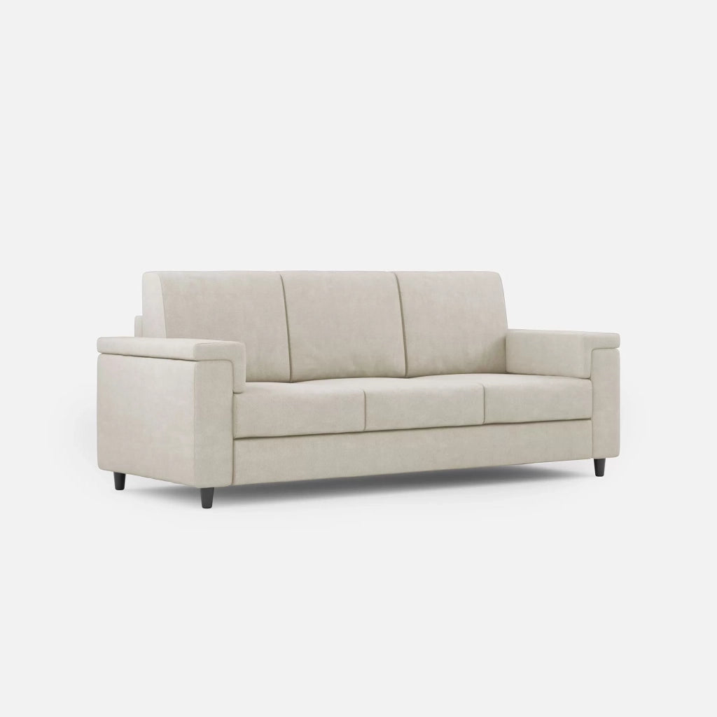 Divano marrak 3 posti (tre sedute da 60cm) misure esterne l.208cm | latte - Mobili 2G