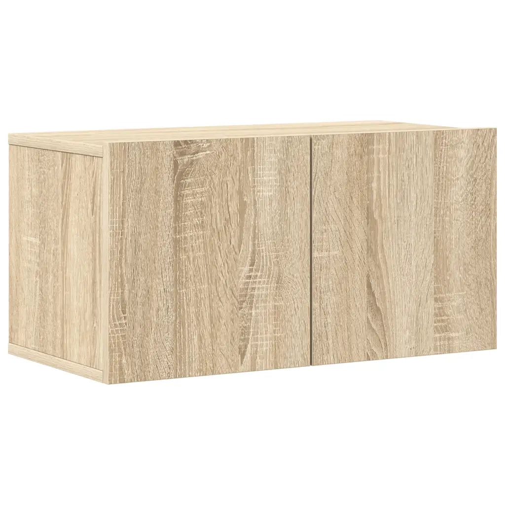 Set di Mobili TV 7 pz-Credenza per TV Rovere Sonoma in Legno Multistrato