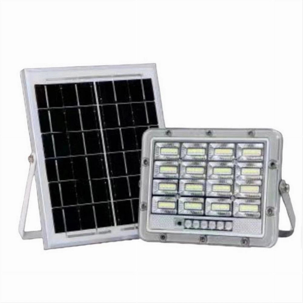 Trade Shop - Faro Led Pannello Solare 50 W Luce Fredda Telecomando Indicatore Carica Tk08-50w -
