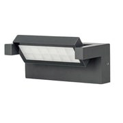 Trade Shop - Applique Parete Inclinabile Esterno 21w Tecnologia Cct 3 Tonalità Di Luce Ip65 472-3c - Grigio