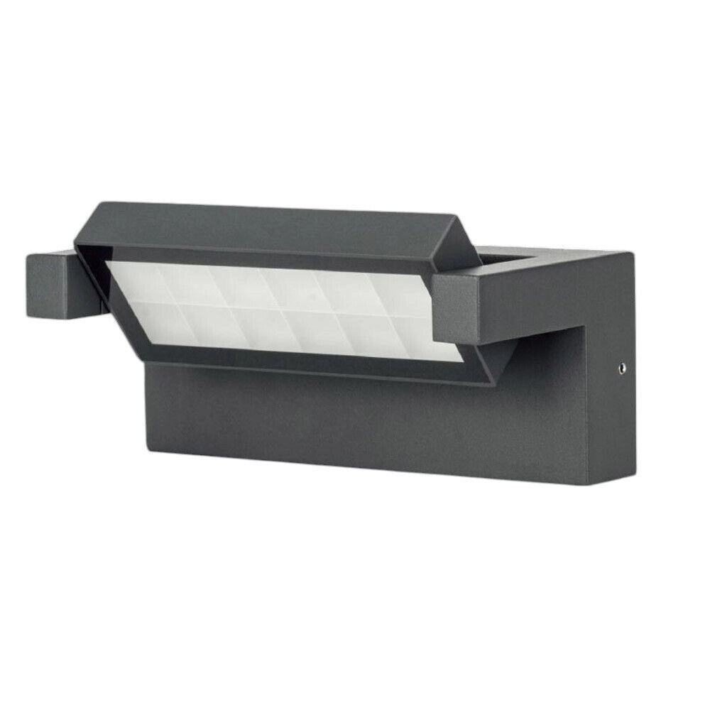 Trade Shop - Applique Parete Inclinabile Esterno 21w Tecnologia Cct 3 Tonalità Di Luce Ip65 472-3c - Grigio