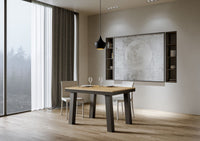 Tavolo Allungabile 120-380x90x77 cm Bridge Evolution Quercia Naturale