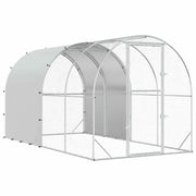 Pollaio Argento 400 x 200 x 200 cm Acciaio zincato 3434681