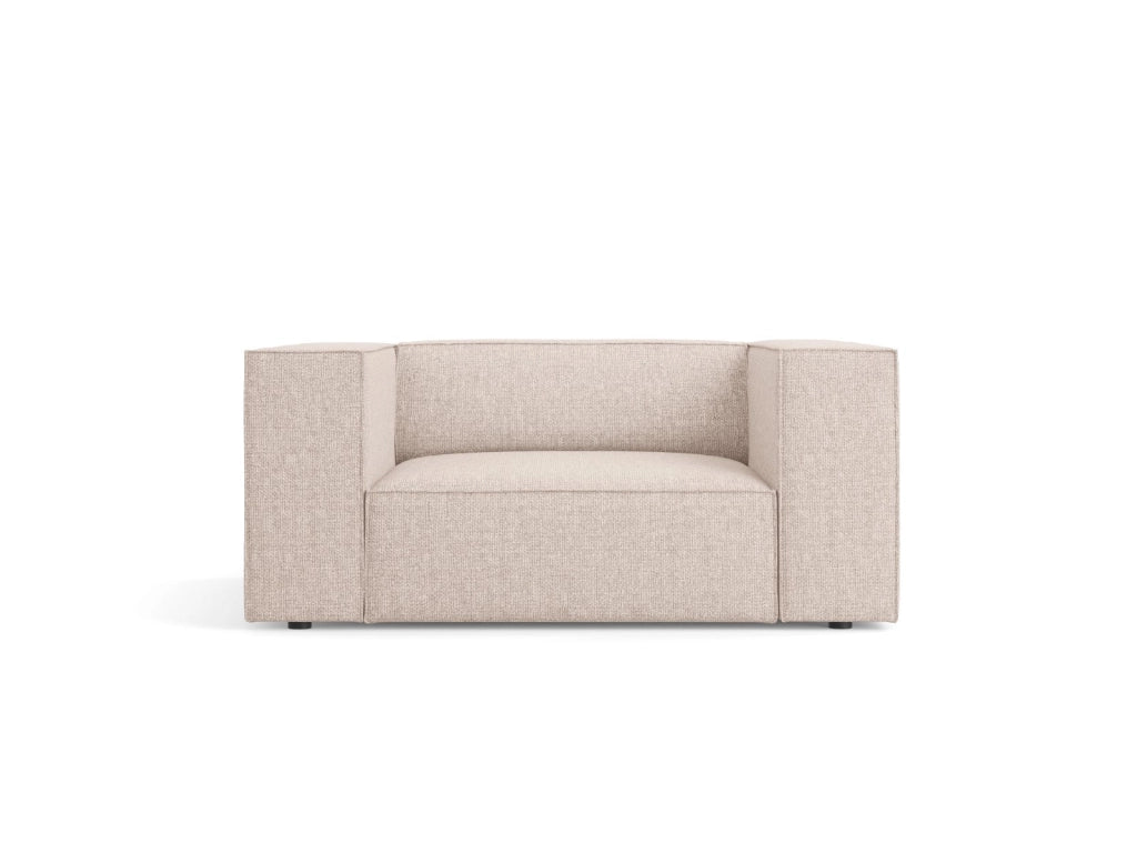 Cosmopolitan Design - Poltrona "Arendal" in ciniglia beige 