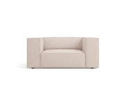 Cosmopolitan Design - Poltrona "Arendal" in ciniglia beige 