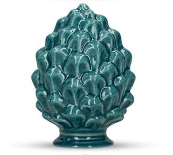 PIGNA DECORATIVA IN CERAMICA DIVERSI COLORI 14X14X22 COLORE: VERDE