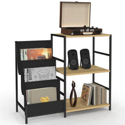 IDMarket - Mobili d'occasione, contenitori con ripiani, porta vinili e giradischi NEVIL design industriale