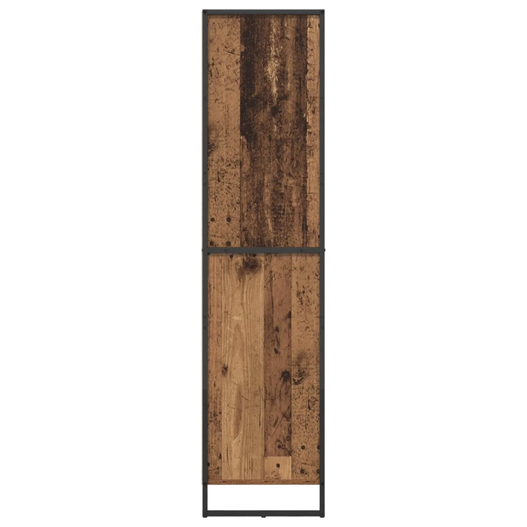 Armadio per Libri con cassetto Legno vecchio 43 x 36 x 150.5 cm