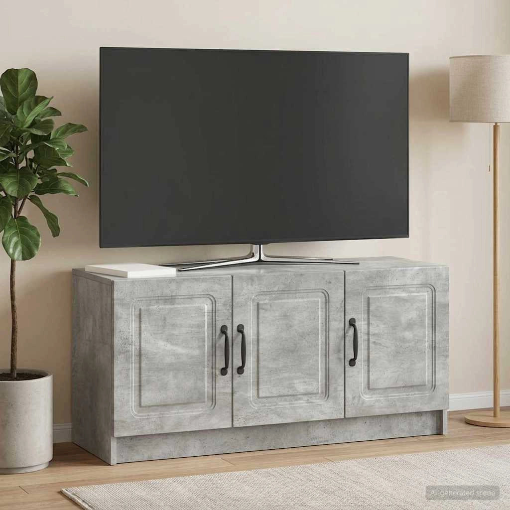 Mobile TV Grigio Cemento 99 x 34,5 x 47 cm Legno ingegnerizzato 895868