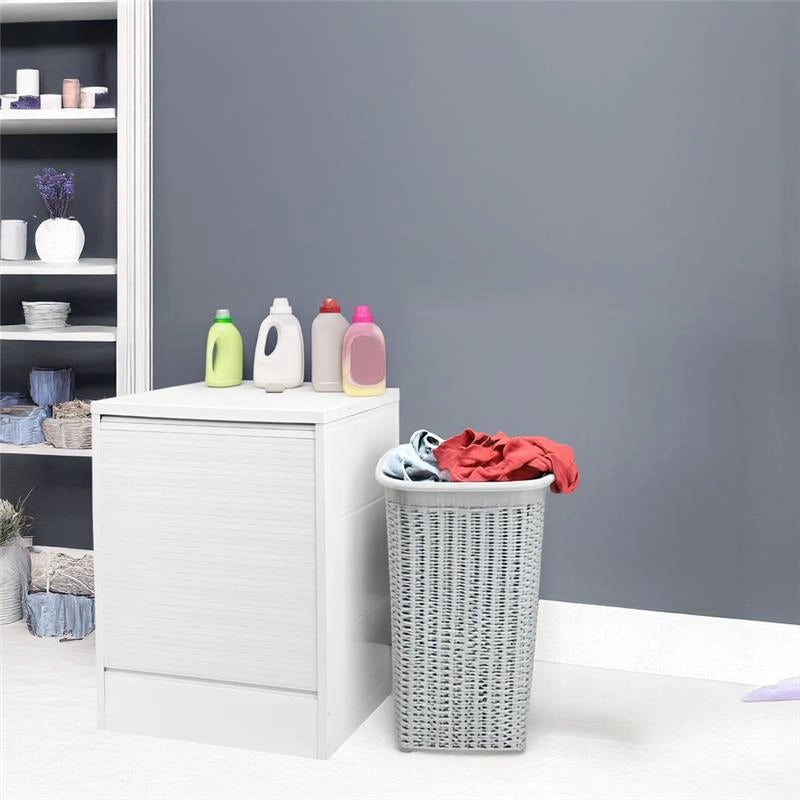 MOBILE COPRILAVATRICE SINGOLO CON APERTURA A SERRANDA DIMENSIONE 65X68X88H CM COLORE BIANCO