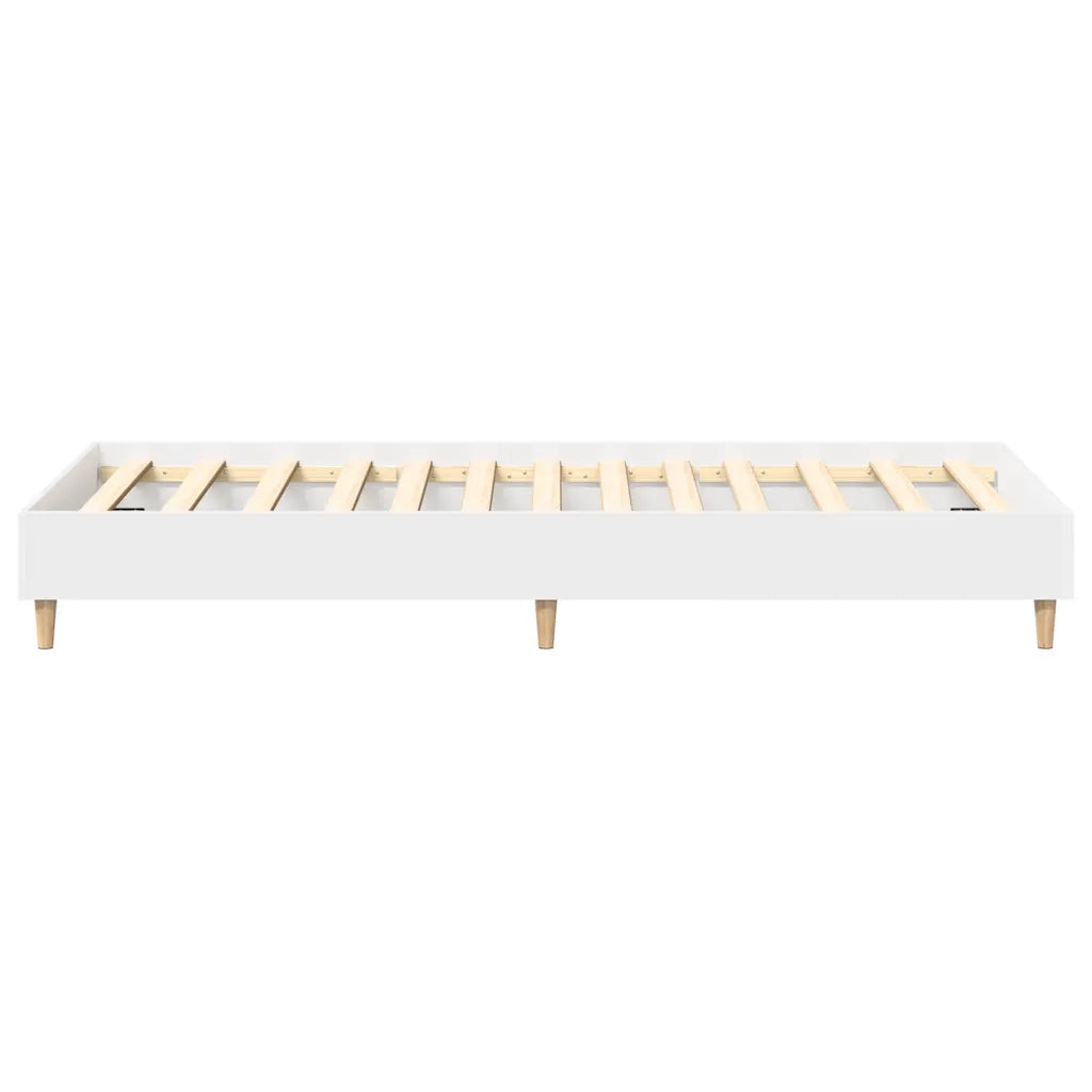 vidaXL Giroletto senza Materasso Bianco 90x190 cm in Legno Multistrato