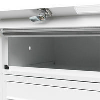 Cassetta postale condominiale autoportante 12 posti, bianco, 2 moduli 945 x 270 x 1500 mm