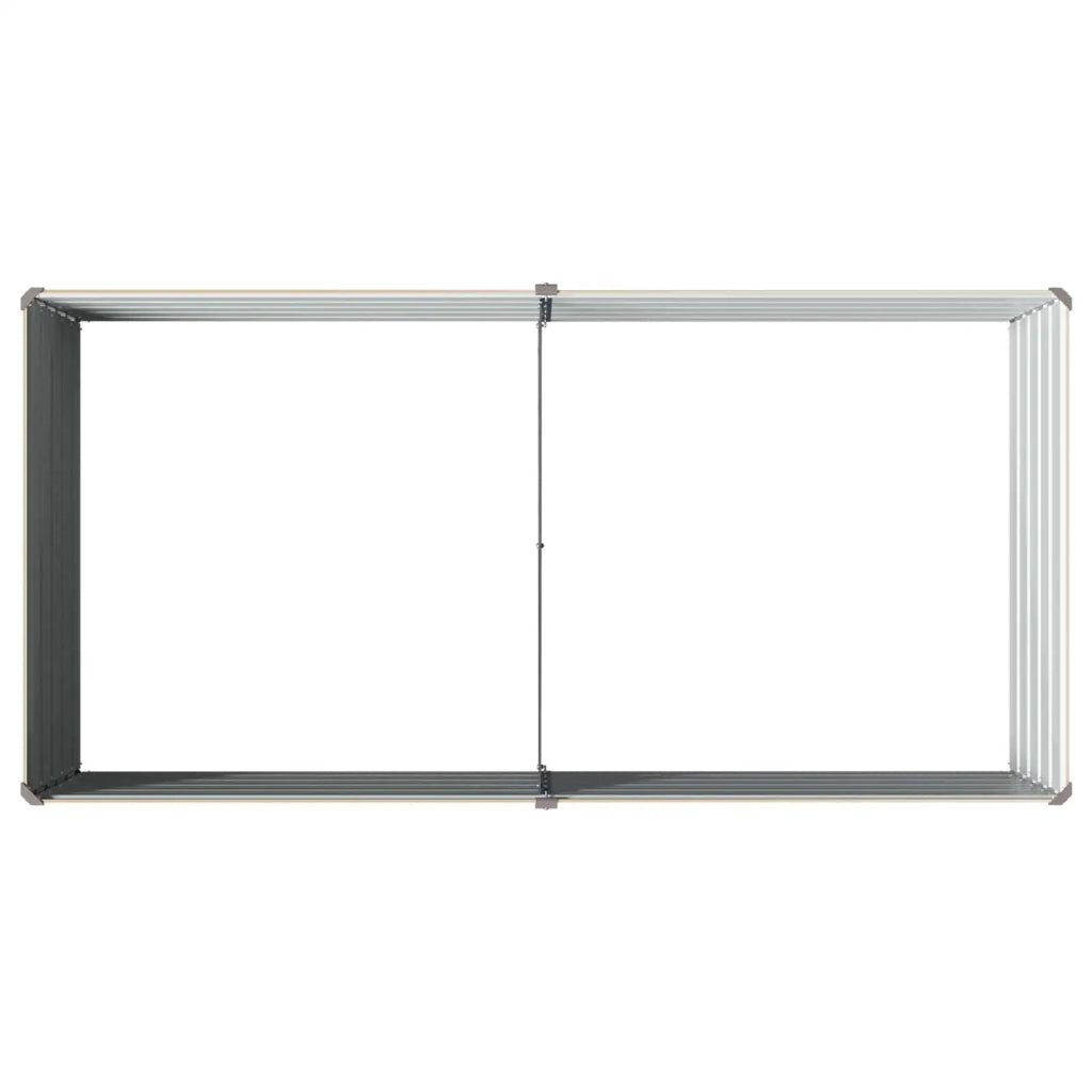 Letto rialzato da giardino Avorio 160 x 80 x 55 cm 8006403