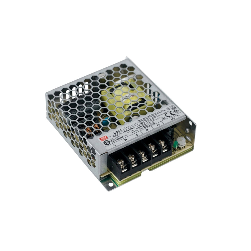 STRIP-DRIVER24V-35W DRIVER MW LRS T.COSTANTE OUTPUT 24V 1,5A 36W INPUT AC85-264V DC120-373V 9,9X8,2X3CM