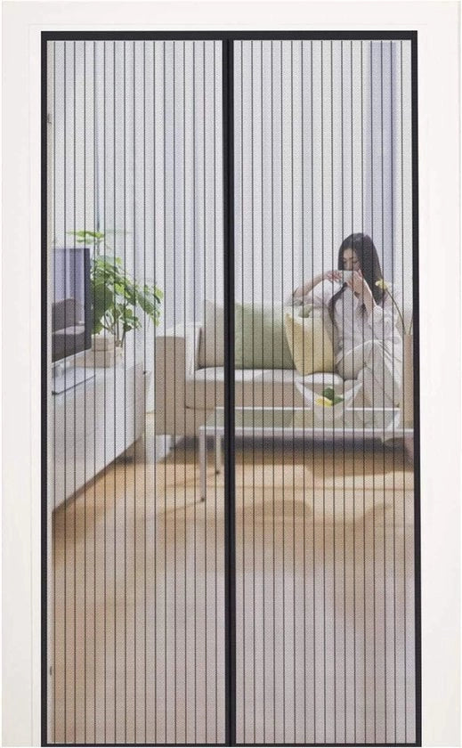 Vetrata Magnetica per finestra 100x230cm Protezione Insetti Tende a Velo 10 x Maggiore Potenza - Senza Forare - Vetrata per balcone Porta Schiava per salotto