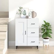 Credenza-Buffet-Armadio da cucina Bianca 69,5x34x90 cm in Legno Multistrato 439202