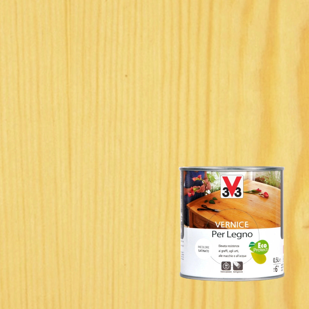 VERNICE PER LEGNO 250ML INCOLORE SATINATO