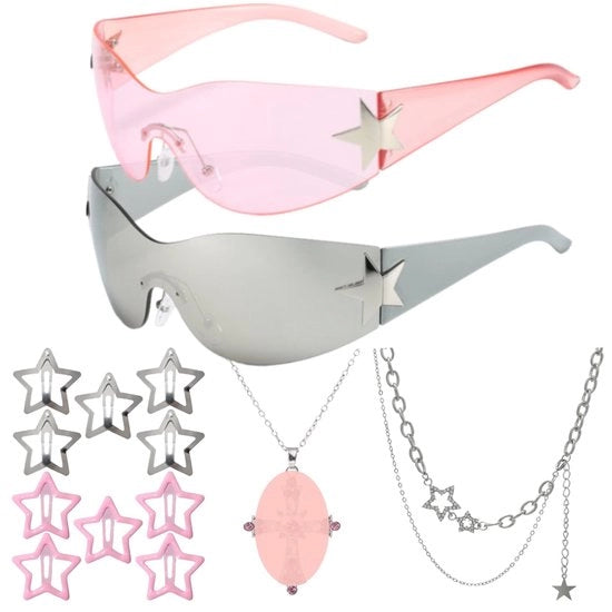 Ombrellone da Sole Retro a Catenaccio - Donne/Uomini - Multicolore - Inclusi Catene - Materiale di Alta Qualità - Kunststof - Ideale per Feste - Ombrelloni da Sole di Moda