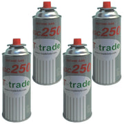 Bombolette gas butano multipack 4 pezzi 250 grammi fornelli campeggio casa