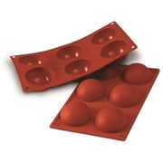 Silikomart Stampo Silicone 6 Mezze Sfere Ø 70 mm h 35 mm Alimentare