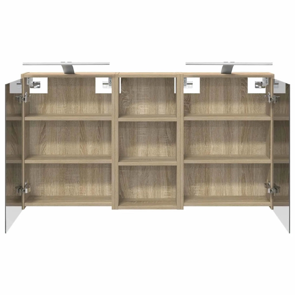 Set di Armadi da Bagno 3 pcs 116 x 16 x 62,5 cm