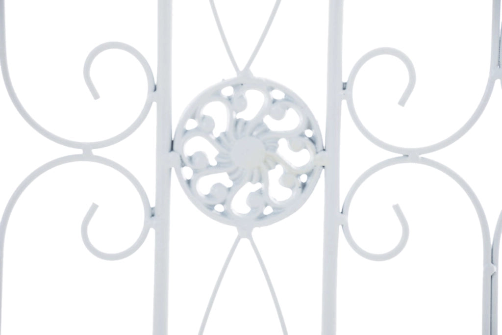 Set di 4 recinzioni da giardino Mangold bianco