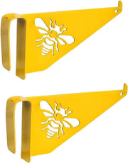 Biancheria di acciaio inossidabile per l'ispezione e il sostegno del nido per l'allevamento delle api (giallo) - 2 pezzi