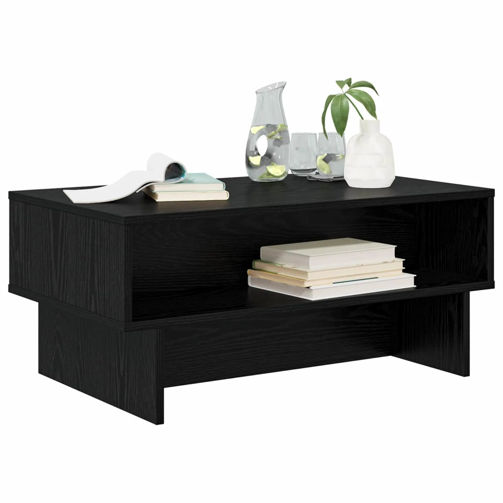 Tavolino da salotto Rovere Nero 80 x 46 x 35 cm 8000221