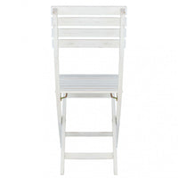 Sedia da Giardino Dalila 36x53x87 h cm in Legno Bianco