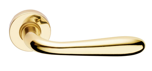 mezza maniglia 'goccia' ottonata con rosetta tonda dx cod:ferx.94954