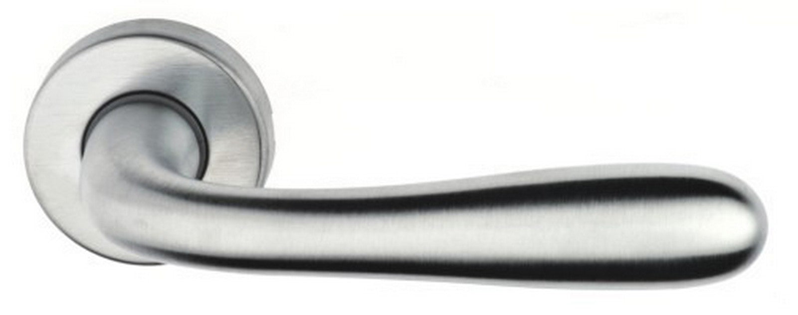 mezza maniglia 'goccia' cromo satinato. con ros tonda sx cod:ferx.94957