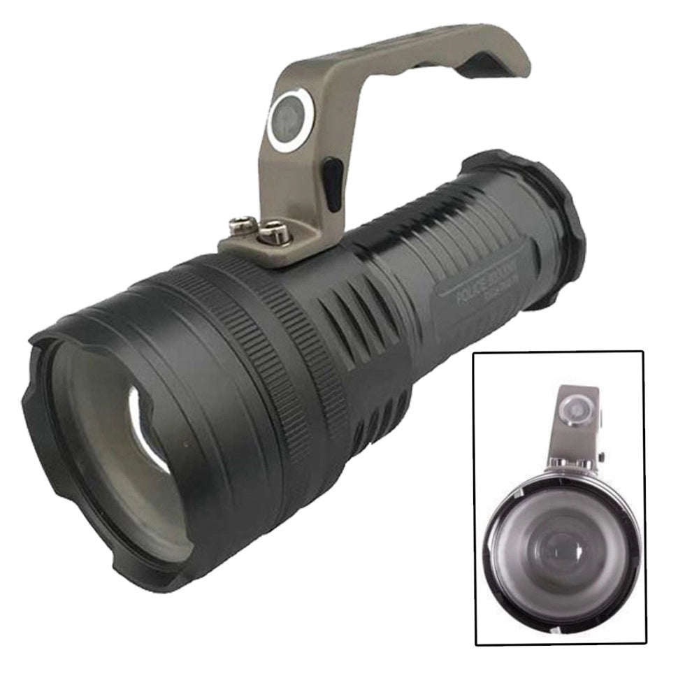 Trade Shop - Torcia Led Cree T6 Zoom 800 Lumen Impermeabile Ricaricabile 3 Funzioni T808-t6 -