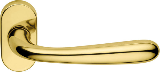 mezza maniglia 'goccia' con rosetta ovale ottonata dx cod:ferx.94959