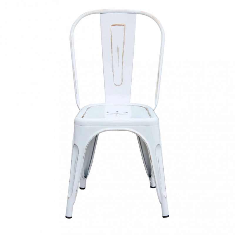 SEDIA LOLA BIANCO ANTICO