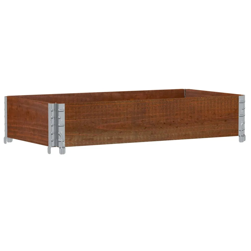 Paretale per Pallet Marrone 100x50cm in Legno Massello di Pino CFW5915756